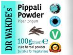 Dr. Wakde's Pippali Powder - 100g Pure Herbal