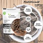 Namo Organics Jumbo Whole Long Pepper - 75g