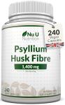 Psyllium Husk Fiber Capsules - 1400mg, 240 Count