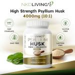 Psyllium Husk Capsules with Probiotics - 150 Vegan