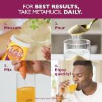 Metamucil Sugar Free Fiber Powder, Orange Flavor