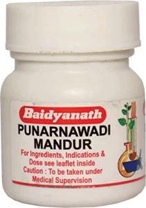 Baidyanath Punarnavadi Mandur 40 Tablets (2 Pack)