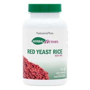 Nature's Plus Red Yeast Rice Capsules, 600mg, 120 Count