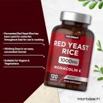 Red Yeast Rice 1000mg - High Strength Vegan Tablets
