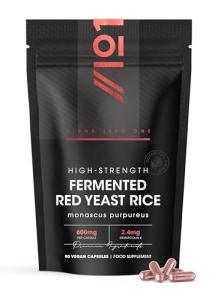 Red Yeast Rice 600mg - High Strength Vegan Capsules