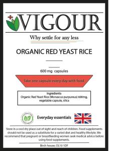 High Strength Organic Red Yeast Rice Capsules