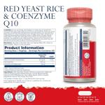 Red Yeast Rice & CoQ10 Vegan Capsules - 60 Count