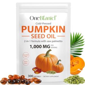 Pumpkin Seed Oil Capsules for Hair and Heart