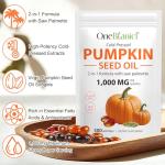 Pumpkin Seed Oil Capsules for Hair and Heart