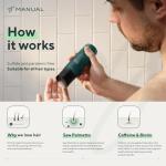 Biotin & Caffeine Men’s Hair Growth Shampoo 200ml