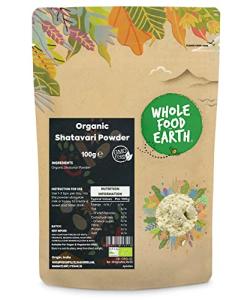 Organic Shatavari Powder - Wholefood Earth 100g