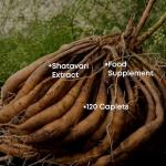 H&C Shatavari 750mg Caplets for Women's Health