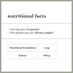 Fushi Shatavari Organic Herbal Supplement 60 Caps