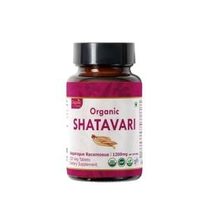 Organic Shatavari 120 Tablets - USDA Certified
