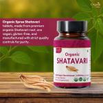 Organic Shatavari 120 Tablets - USDA Certified