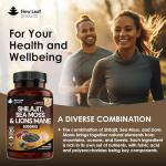 Shilajit Sea Moss & Lion's Mane Capsules 120ct