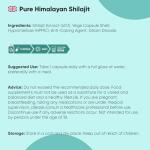 Himalayan Shilajit Capsules – 180 Count, Vegan-Friendly