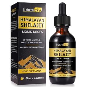 Natural Himalayan Shilajit Drops with 85+ Minerals