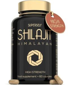 High Strength Himalayan Shilajit Capsules 1500mg 60ct