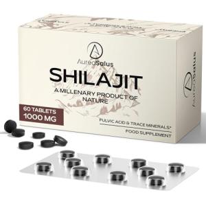 AureaSalus Shilajit Tablets 60 Count, 30,000mg
