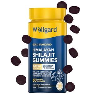 Wellgard Himalayan Shilajit Gummies with Ashwagandha