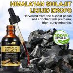 Natural Himalayan Shilajit Drops with 85+ Minerals