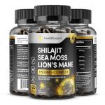 Shilajit Seamoss Lions Mane Brain Focus Capsules