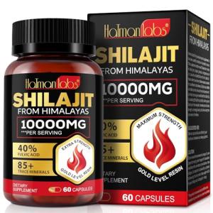 Pure Himalayan Shilajit Capsules with 85+ Minerals