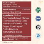 Organic Triphala Guggulu Tablets - 120 Count