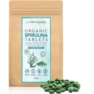 Organic Spirulina Tablets - 500G Superfood Supplement
