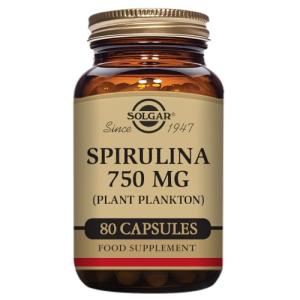 Solgar Spirulina Tablets 750 mg, 80 Count