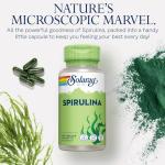 Solaray Spirulina Algae Capsules – High-Strength Vegan Supplement