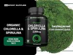 Organic Chlorella & Spirulina Tablets - 2500mg