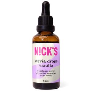 NICKS Vanilla Stevia Drops - Sugar Free Sweetener