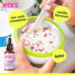 NICKS Vanilla Stevia Drops - Sugar Free Sweetener