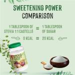 Castello Stevia + Erythritol 1:1 Sweetener, 1kg