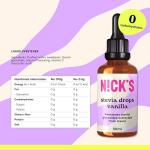 NICKS Vanilla Stevia Drops - Sugar Free Sweetener