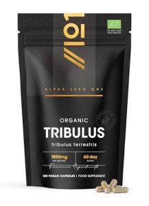 Organic Tribulus 1500mg - High Potency Vegan Capsules