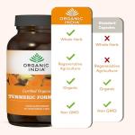 Organic Turmeric Formula with Curcumin - 90 Capsules