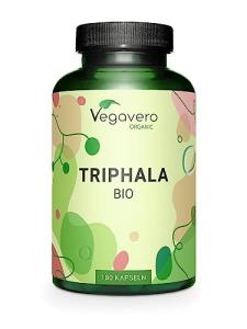Organic Triphala Powder 1300 mg - 180 Capsules