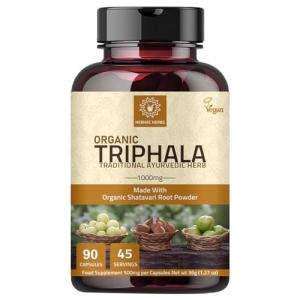 Triphala Capsules with Amla, Haritaki & Bibhitaki