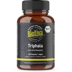Biotiva Organic Triphala 150 Vegan Capsules