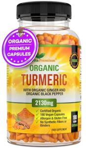 Turmeric and Black Pepper Capsules for Joint Relief