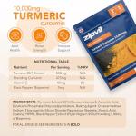 Zipvit Turmeric Tablets 10,000mg with Bioperine 60ct