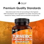 High Strength Turmeric Tablets with Black Pepper & Ginger