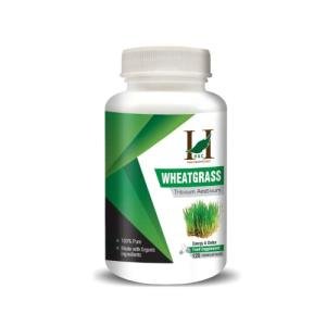 H&C Wheat Grass Capsules - 900mg, 120 Vegan Caps