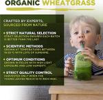 Organic Wheatgrass Capsules - 1500mg, 180 Count