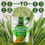 Organic Wheatgrass Powder 1KG - Vegan Superfood