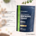 Brewers Yeast Tablets 600mg - 240 Count