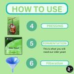 Cider Yeast for Brewing Traditional & Fruit Cider